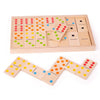 Bigjigs Toys Wooden Jumbo Kids Dominoes - 28 Giant Dominoes for Children Aged 3 Years +, Premium Quality Wooden Traditional Games, Fun Garden Games