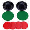Air Hockey Pushers, Goalies Ice Hockey Pushers Pucks Set Replacement for Tables Games Baseball and Softball Supplies Table Hockey Pucks