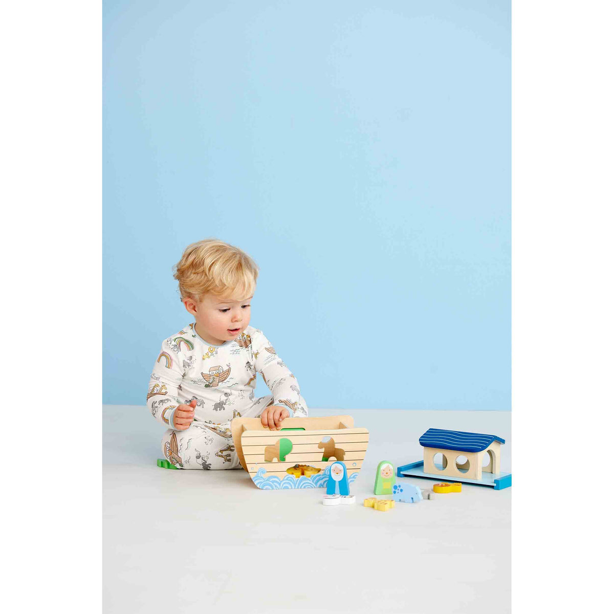 Mud Pie Noah's Ark Shape Sorter Set