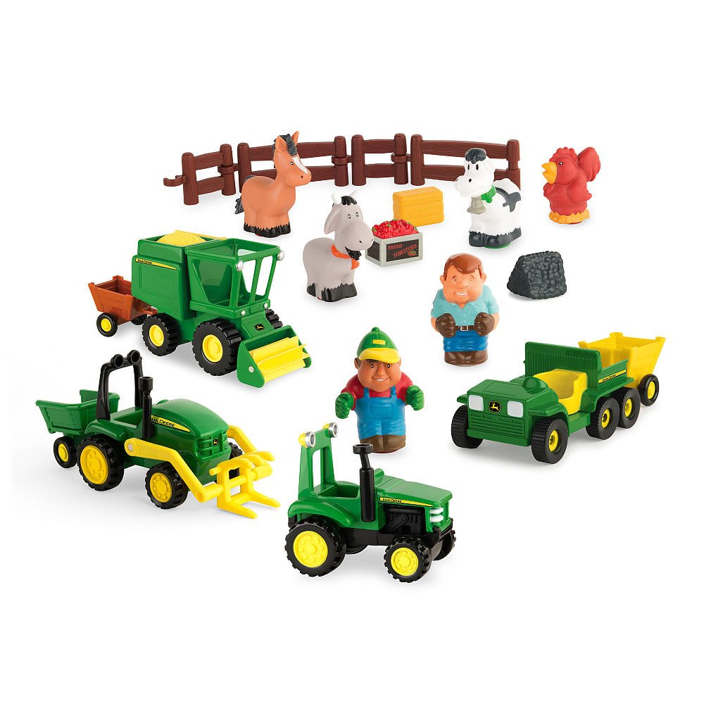 John Deere 34984 Fun On The Farm Playset, 20 Pieces (Pack of 2)