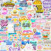 300PCS Affirmation Stickers, Holographic Motivational Sticker Pack, Positive Journal Encouraging Shiny Quotes for Kids, Teachers, Classroom