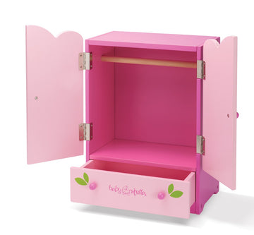 Manhattan Toy Baby Stella Tickled Pink Armoire for Nurturing Dolls