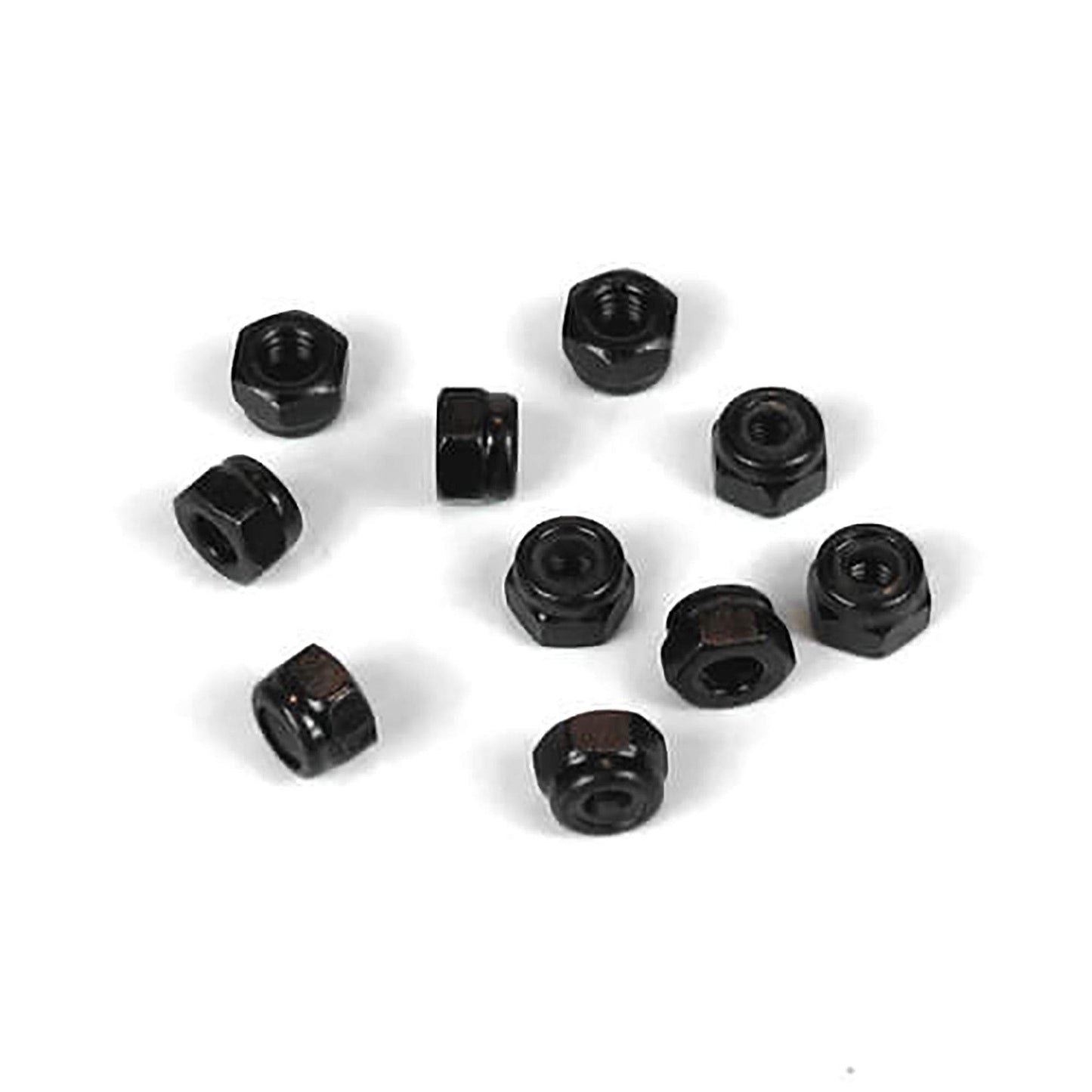 Tekno RC LLC M3 Locknuts Black 10pcs TKR1201 Elec Car/Truck Replacement Parts