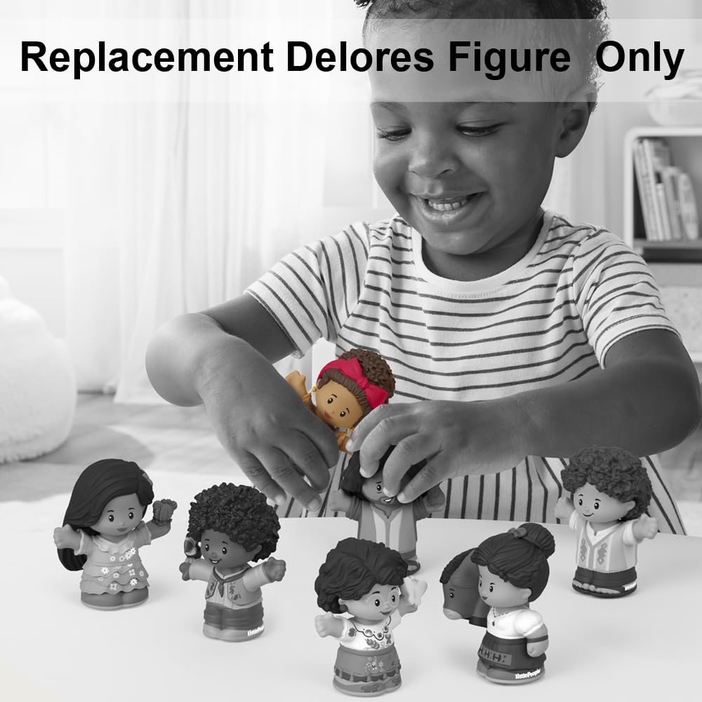 Mattel Replacement Part for Little People Encanto Playset - HMX75 ~ Mirabel's Cousin Delores Holding a Plate of Cakes