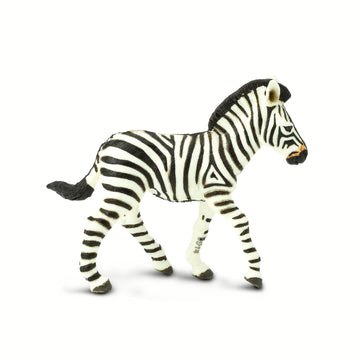 Safari Ltd. Zebra Foal Figurine - Lifelike 3.5" Figure - Educational Toy for Boys, Girls, and Kids Ages 3+