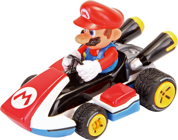 Carrera Pull & Speed 15818404 Official Licensed Kids Mario Kart Toy Car Pull Back Vehicle for Ages 3 and Up - Mario