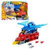 Hot Wheels City Toy Car Track Set, Ultimate Dual Dragon Transporter & 2 Die-Cast Cars, Large-Scale & Detachable Dragon, Stores 20+ Vehicles