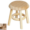 Miniature Wooden Stool, 1:12 Scale Furniture, DIY Living Room Accessories, Wooden Color Dollhouse Living Room, Dollhouse Accessories