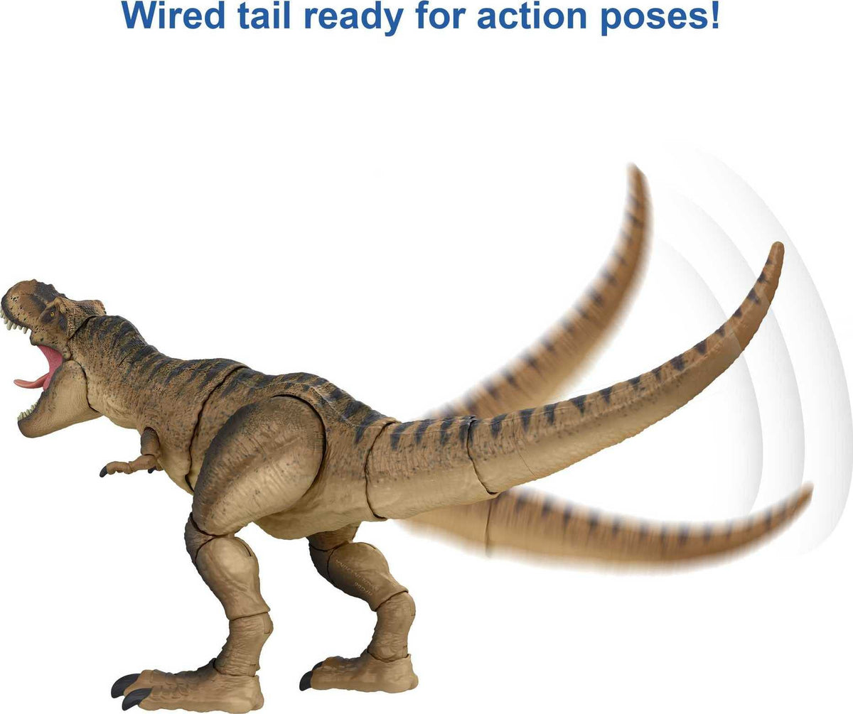 Mattel Jurassic World Mattel Jurassic Park Hammond Collection T Rex, Tyrannosaurus Rex Collector 24-in Dinosaur Figure, Deluxe Articulation