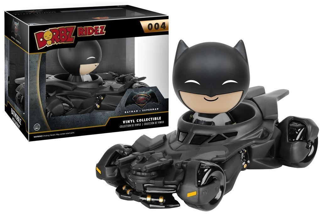 Funko Dorbz Ridez: Batman vs Superman - Batmobile Action Figure