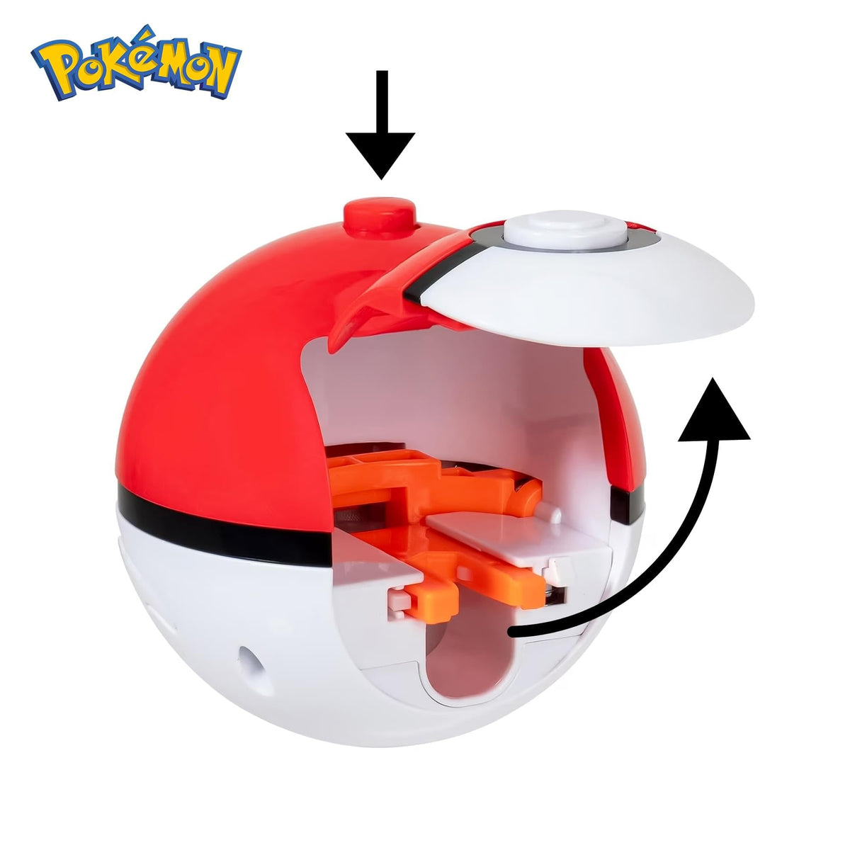 Pokemon Battle Spinning Top and Poke Ball Launcher| Eevee
