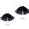2pcs/lot Fashion Petticoat for 11.5" 1/6 Doll Slip Wedding Dress Underskirt Clothes Outfits 1/6 BJD Dollhouse Accessories (Short, Black)