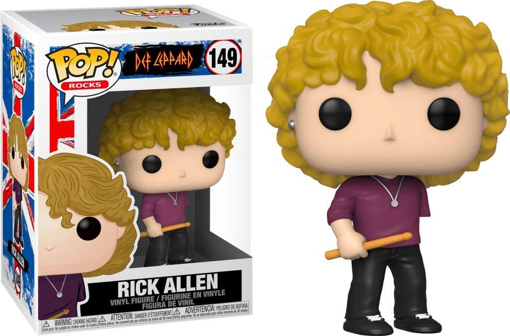 Funko Pop! Rocks: Def Leppard - Rick Allen, Multicolor