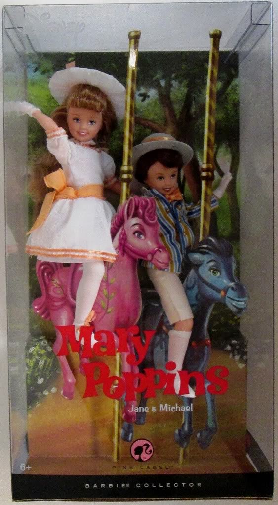 Mattel Mary Poppins Jane & Michael