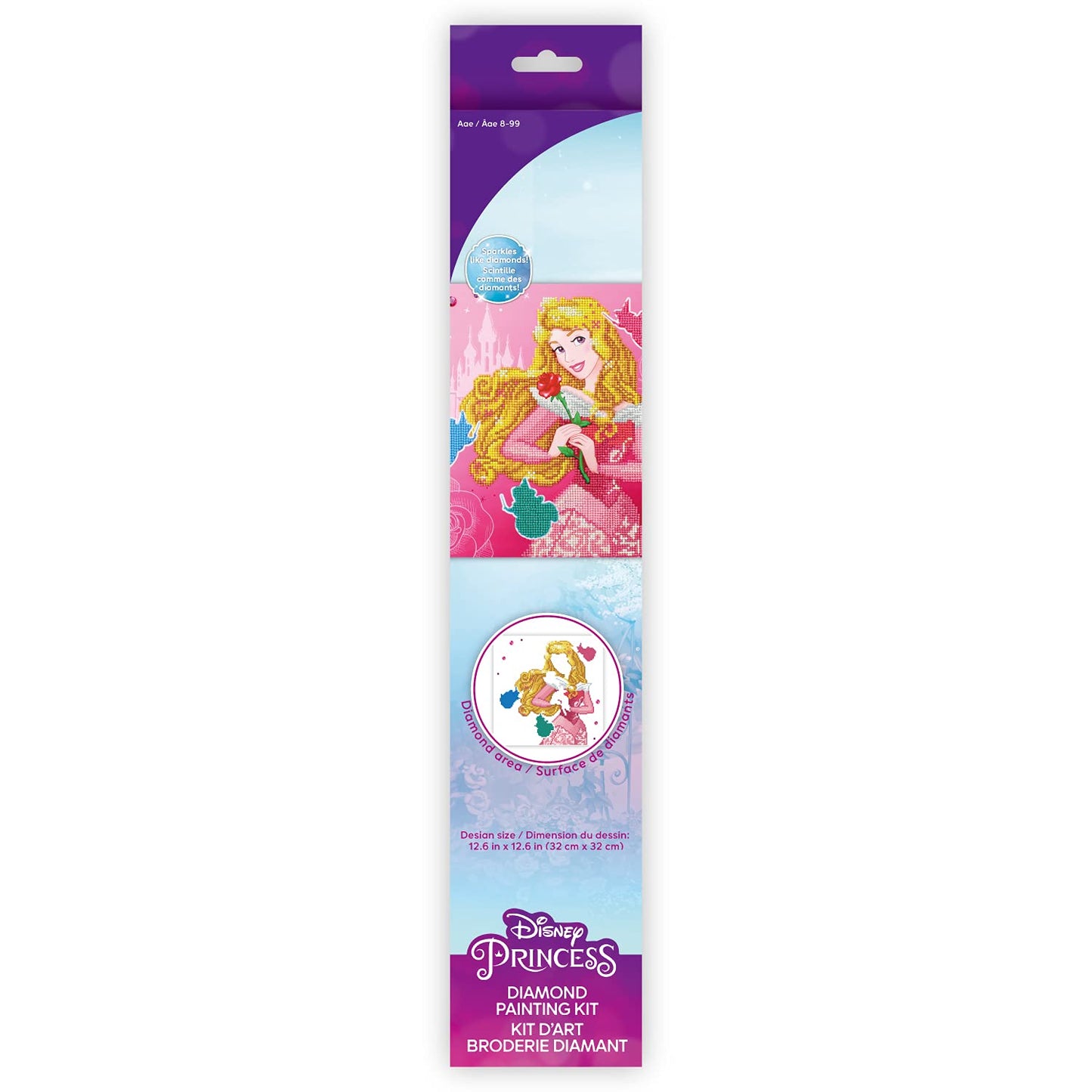 Diamond Dotz Aurora Graceful Disney Diamond Painting Kits for Adults - Diamond Art Kits a Relaxing Creative Craft Kit with Dotz Gems 12.6"x12.6"