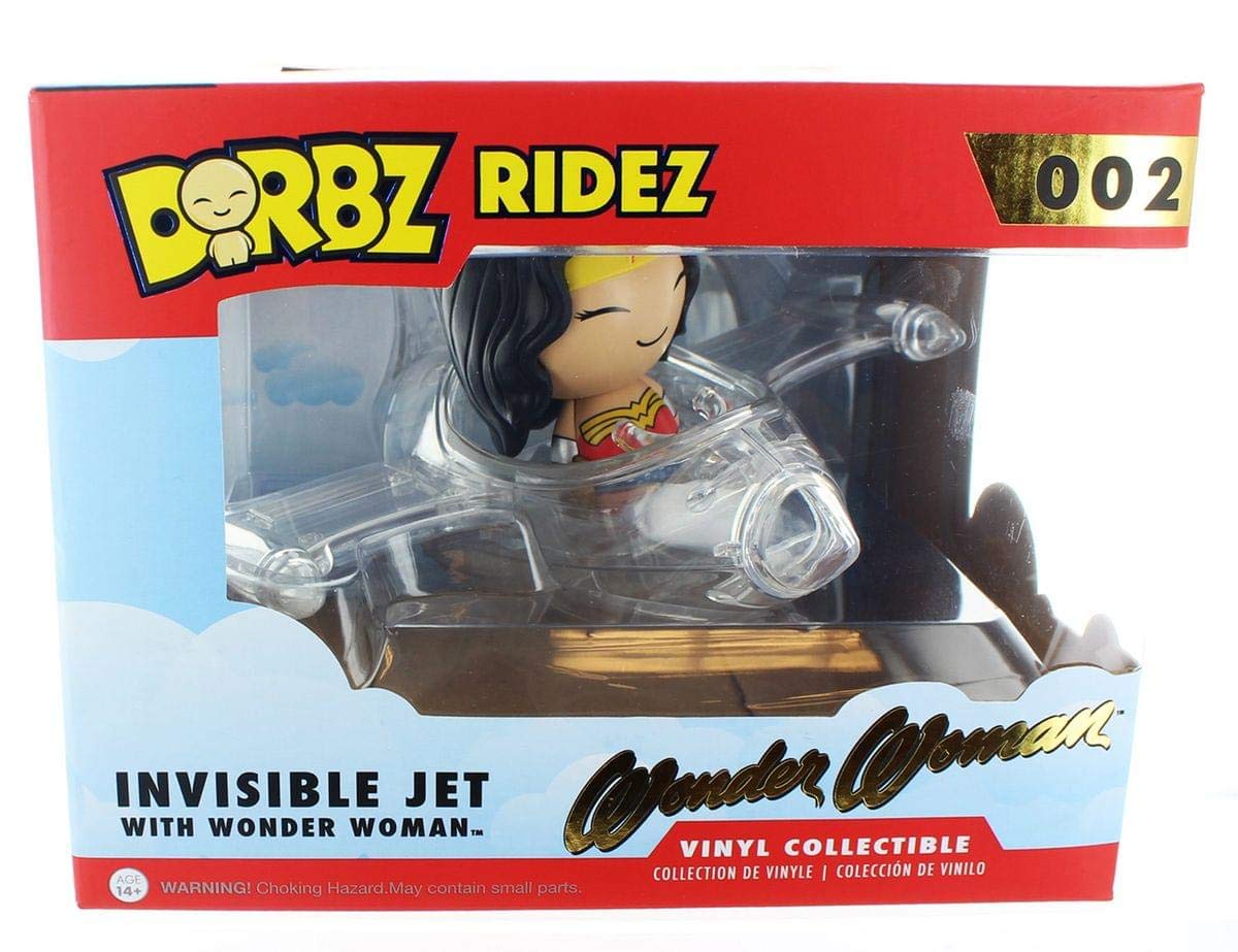 Funko Dorbz Ridez: Wonder Woman Invisible Jet Action Figure