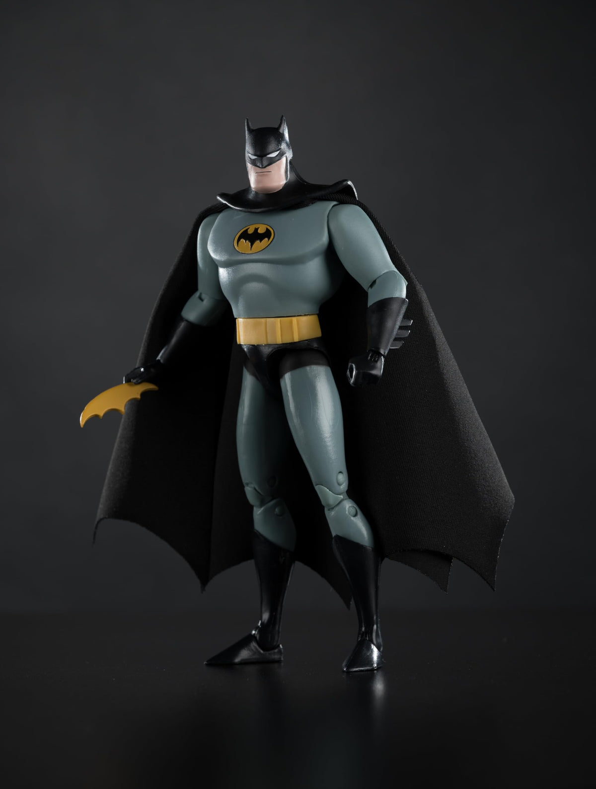 McFarlane Toys DC Direct Jonah Hex Series Classic Batman 6" Action Figure - Platinum Edition Chase Variant, Animated Style, Build-A-Figure Piece + Art