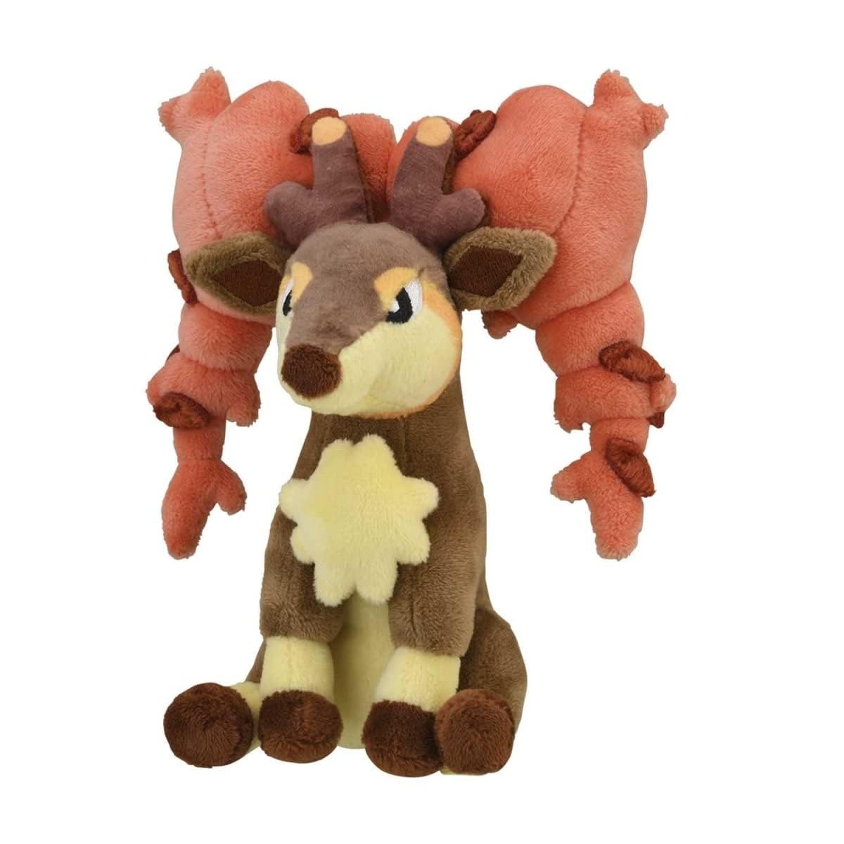 Pokemon Center: Sitting Cuties: Sawsbuck Autumn Plush # 586 - Generation 5 - 6 In