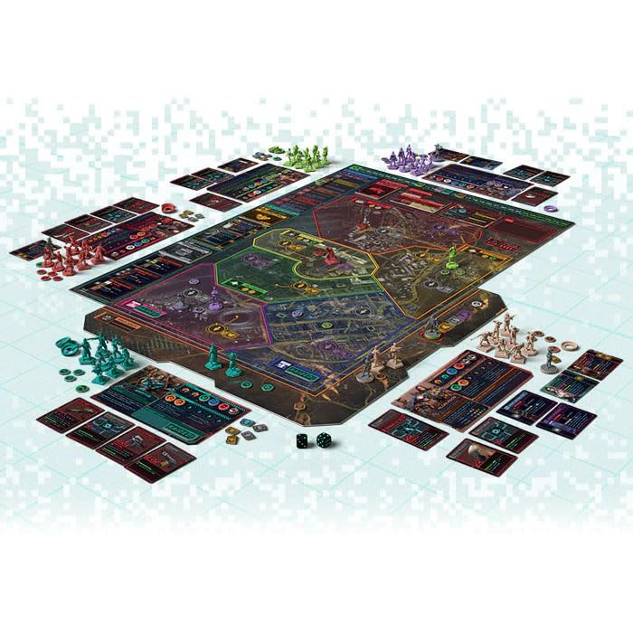 CMON Cyberpunk 2077 Families and Outcasts Board Game Expansion - Introducing The Badlands and New Gang! Immersive Sci-Fi Strategy Game, Ages 14+, 1-5