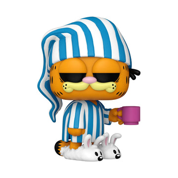 Funko POP! Comics: Garfield- Garfield with Mug - Collectable Vinyl Figure - Gift Idea - Official Merchandise - for Kids & Adults - Cartoons Fans