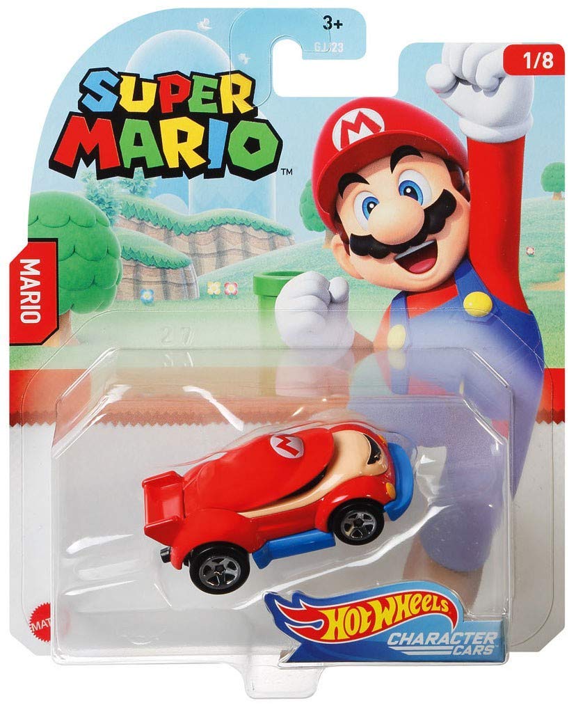 Hot Wheels Gaming Character Car Super Mario 2020 Series-Mario Vehicle(1/8)