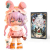 XiDonDon Crow Paradise Series Blind Box Random Design Action Figures Collectible Doll Toys Home Decorations, Holiday Birthday Gifts (Single Box)