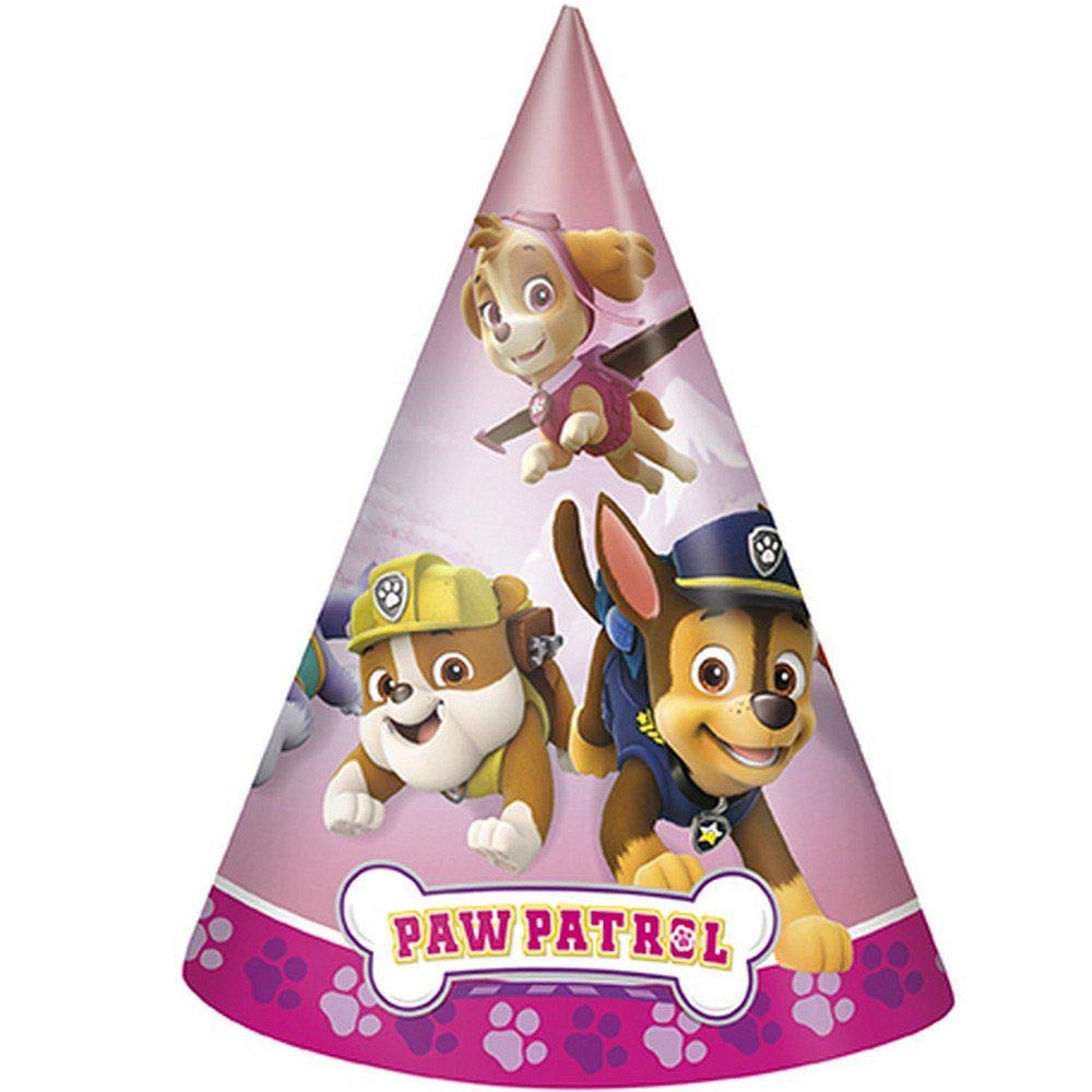 Paw Patrol Party Supplies 8 Pack Cone Party Hats