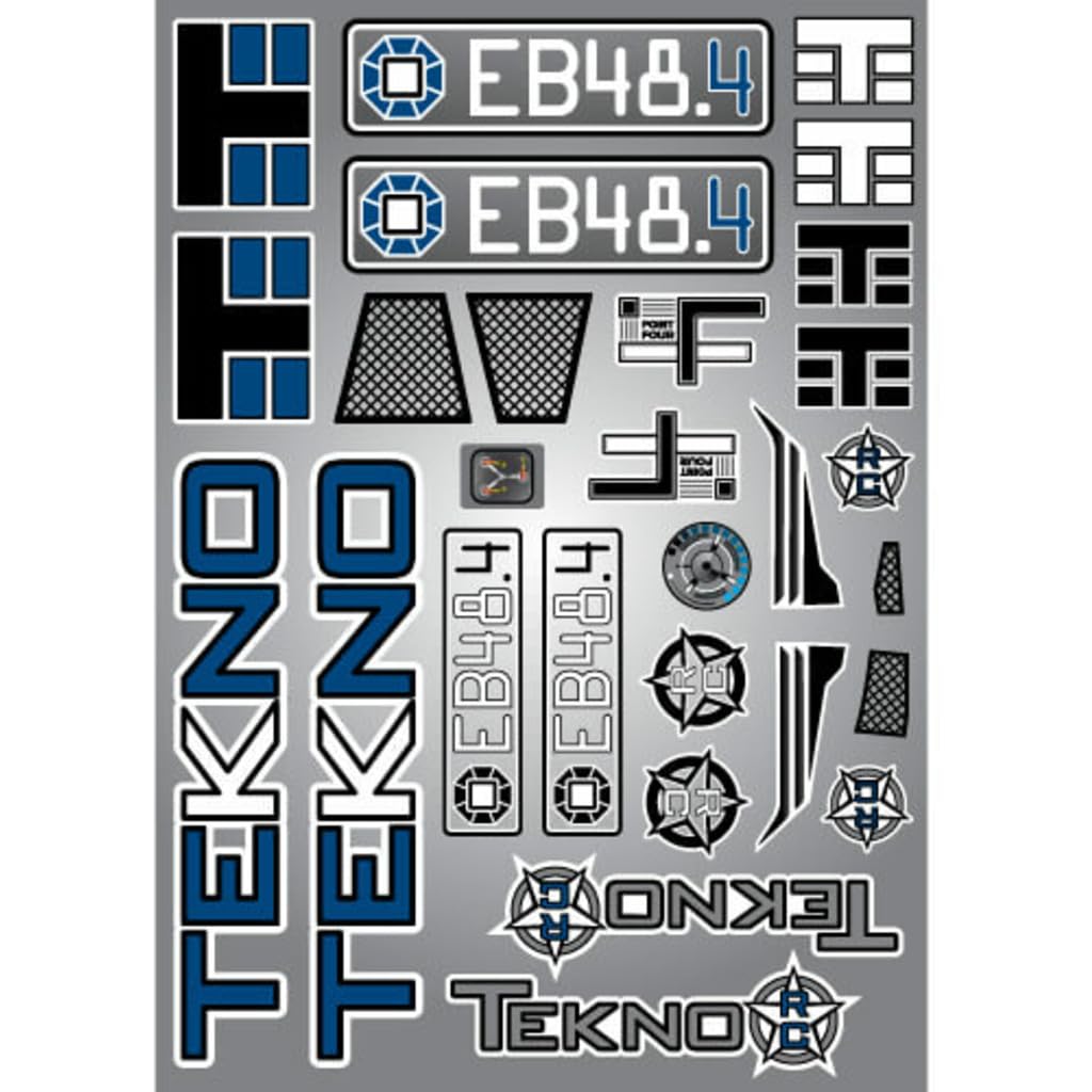 Tekno RC EB48.4 Decal Sheet