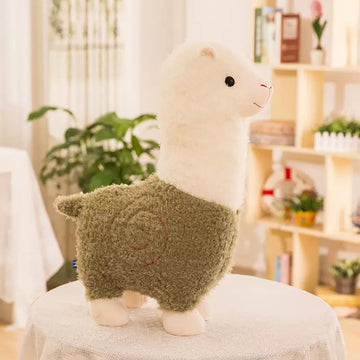 Llama Stuffed Animal Cute Alpaca Plush Toy 17.7 inch for Girls Boys(Alpaca 45cm lvse)