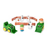 TOMY The Cows are Out! Farm Animal Playset - Preschool Farm Set with Tractors, Cows, Farmers & Fences - 14 Pieces - Ages 18 Months+