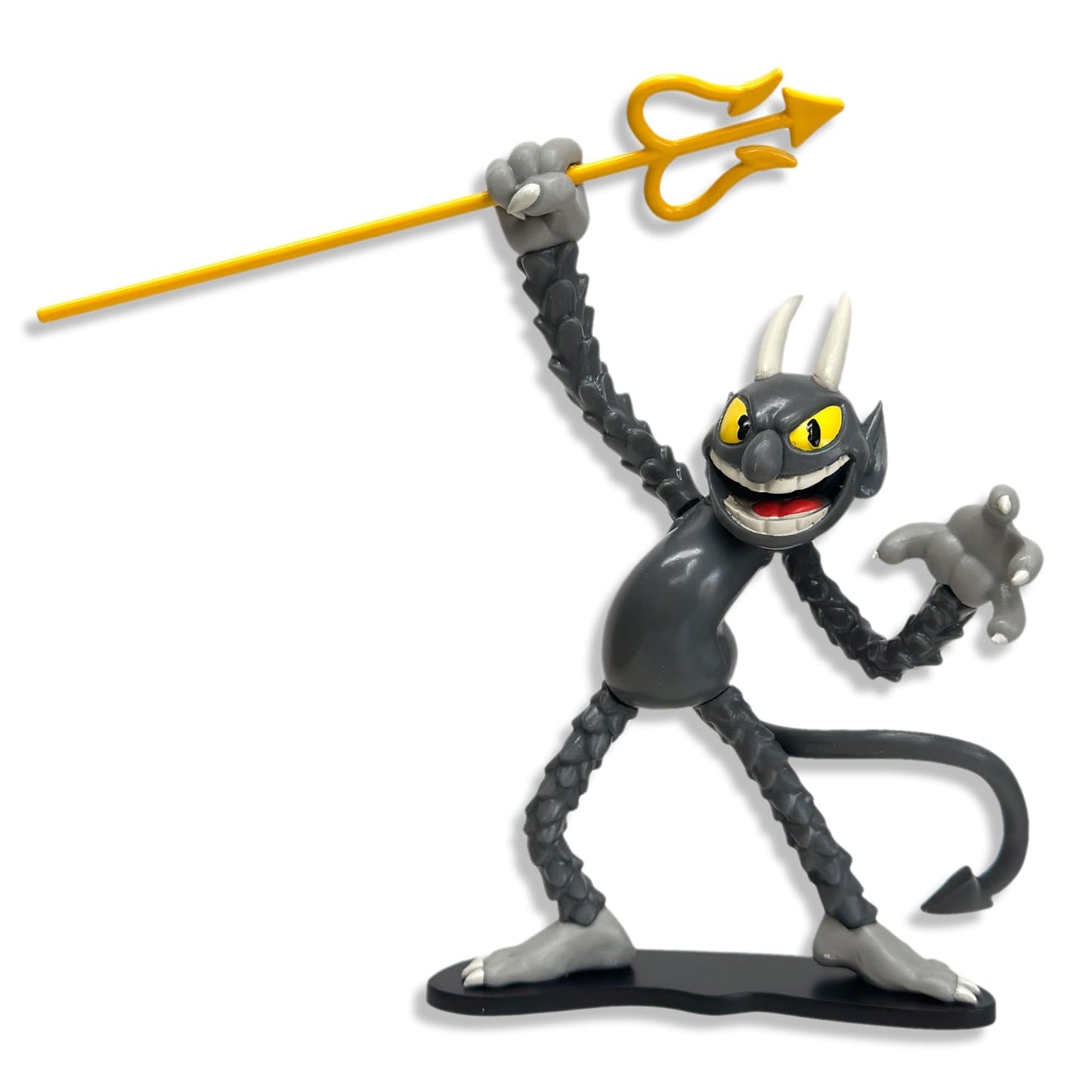 Toynk Cuphead The Devil Create-A-Figure 4-Inch Mini Adult Figure | Interchangeable Parts for Posing, Customization