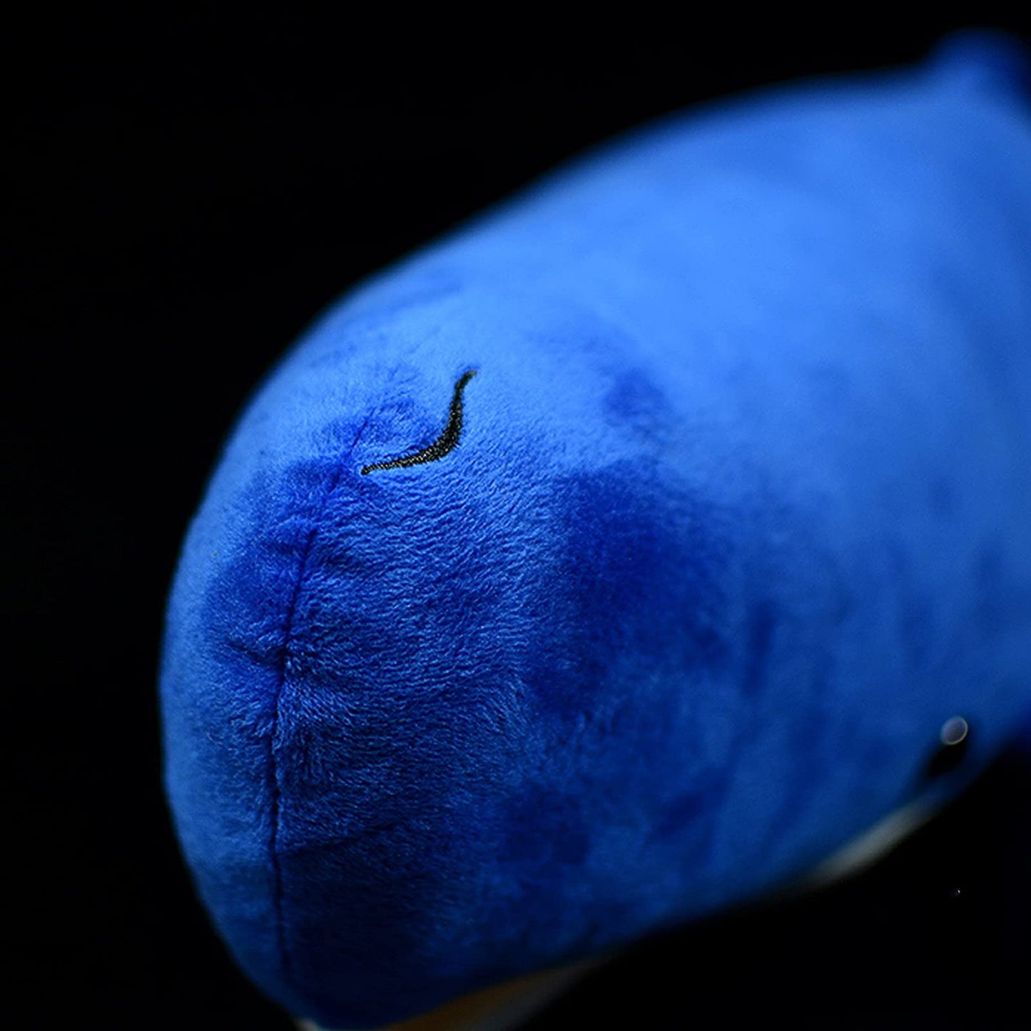 Frankiezhou Home Realistic Sperm Whale Plush Toy - Blue Long Lifelike Sperm Whale Stuffed Toys, Super Soft Sea Physeter Macrocephalus Dolls Plush Pot