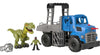 Fisher-Price Imaginext Jurassic World Dominion Toy, Break Out Dino Hauler Vehicle & T. rex Dinosaur for Preschool Kids Ages 3+ Years
