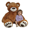 Anico 59" Tall (5 Foot) Giant Plush Bear, Stuffed Animal, Medium Brown Teddy Bear with Smiling Face. Premium Stuffed Toy Teddy Bear, Perfect