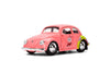 Jada Spongebob Squarepants Patrick Star 1959 VW Beetle - Die-Cast Vehicle Toys - 1:32 Scale, Detailed Exterior, Chrome Accents - Hollywood Rides