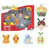 Pokémon Battle Figure Multipack (6PK: 2" Pawmi, Squirtle #2, Torchic, Turtwig, Hoothoot, Appltun) W9