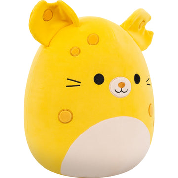 Squishmallows Original 12in Amelia the Cheese Mouse - Official Jazwares Plush (Medium-Sized)