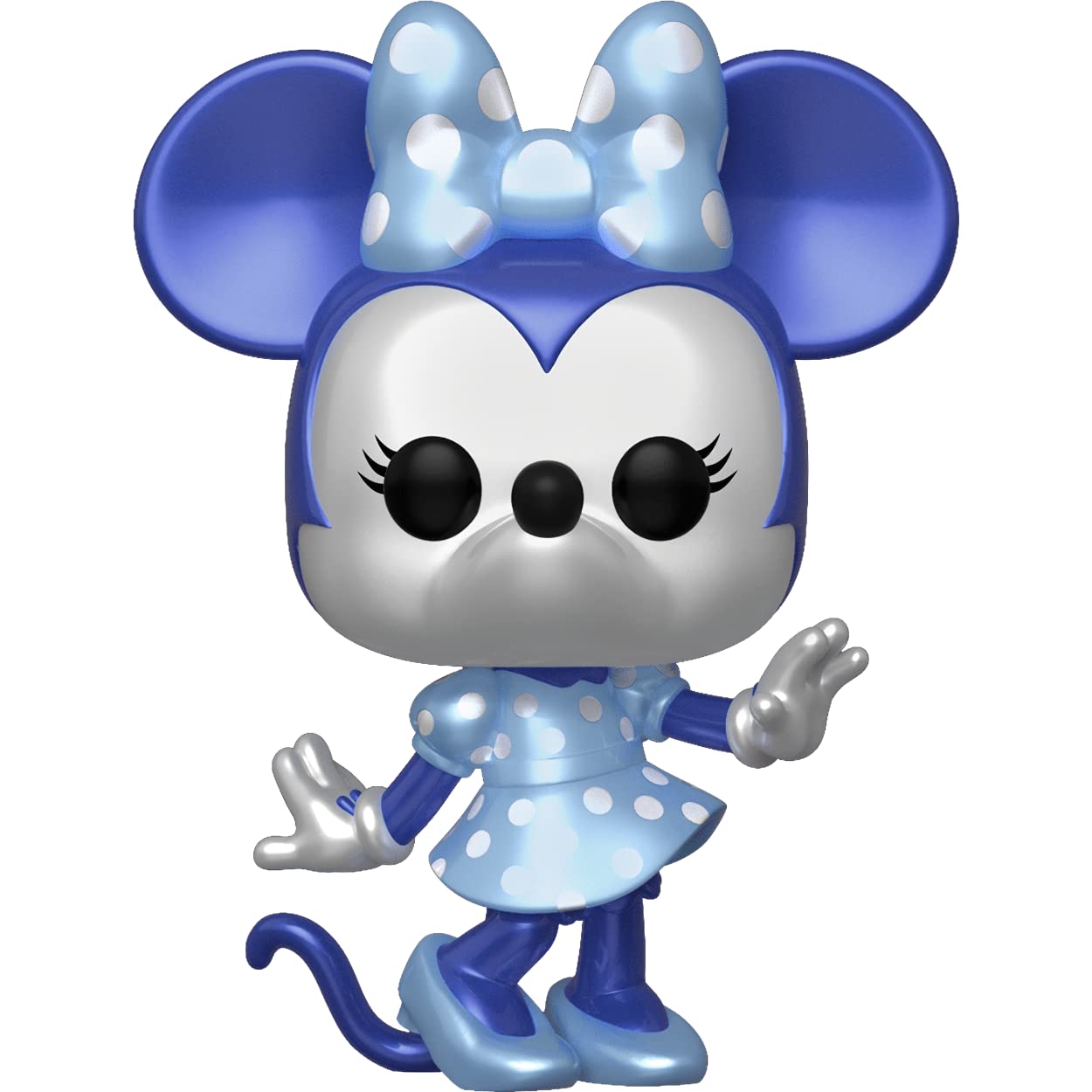 Funko M i n n i e Mouse: P o p ! Vinyl Figurine Bundle with 1 Compatible 'ToysDiva' Graphic Protector (63668 - B)
