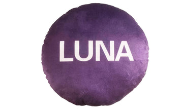Terra Luna Pillow - Round Stuffed Plush Crypto Pillow by BlockCraft.Shop Luna Plush Pillow
