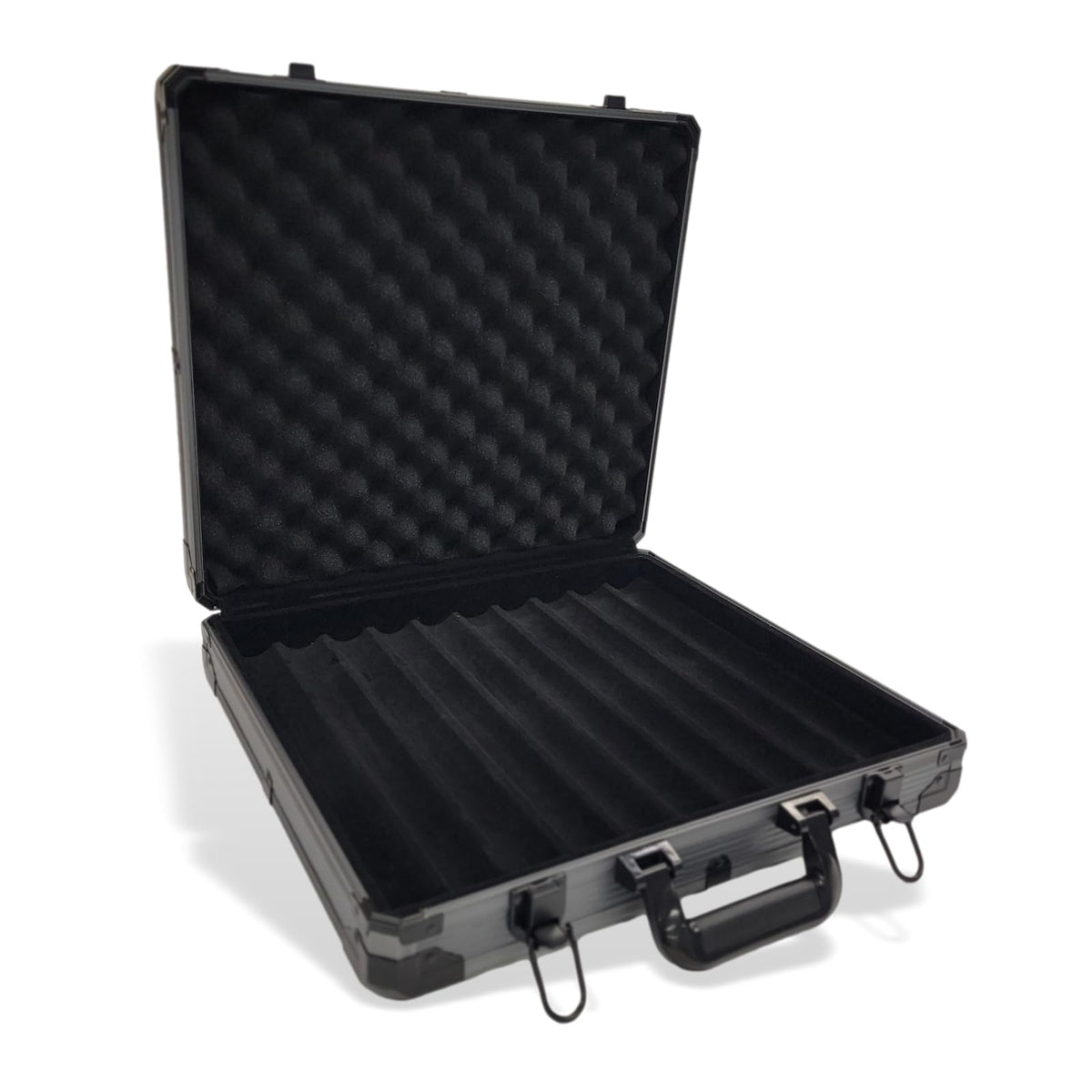 MRC POKER Deluxe Poker Chip Case Gray (1000 Chips Capacity)