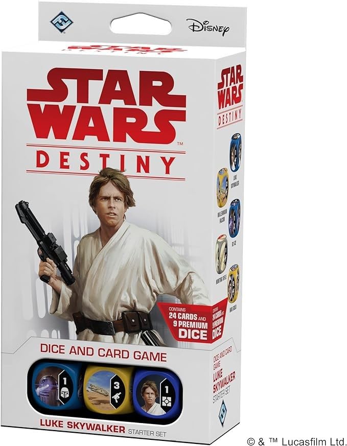 Star Wars Destiny Luke Skywalker Starter Set | Collectible Dice and Card Game | Strategy Game for Adults and Kids | Ages 10+ | 2 Players | Average