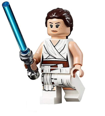 LEGO Star Wars: Rey with White Robes and Lightsaber - from Rise of Skywalker