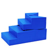 Figures Toy Company Deluxe Blue Breakable Ring Stairs for Wrestling Action Figure Rings