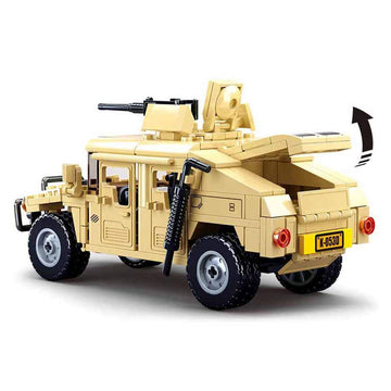 Octopbrik Military Vehicle Building Toy for Age 6 7 8 9 10 11 12+, Battle Brick, Compatible with Major Brand, Army Series Building Block with 2
