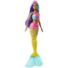 Barbie Dreamtopia Mermaid Doll, 12-inch, Teal and Purple Hair, with Tiara, Gift for 3 to 7 Year Olds