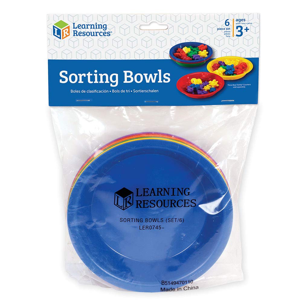 Learning Resources Three Bear Family Sorting Bowls