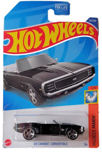 Hot Wheels 2022 Muscle Cars 5-Pack Bundle- Dodge Charger, '69 Camaro, Viper & More | Die-Cast Metal 1:64 Scale | Collector’s Limited Release L2593