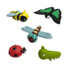 Get Ready Kids Insects & Bugs Playset - 5 Soft Plastic Bug Toys for Kids