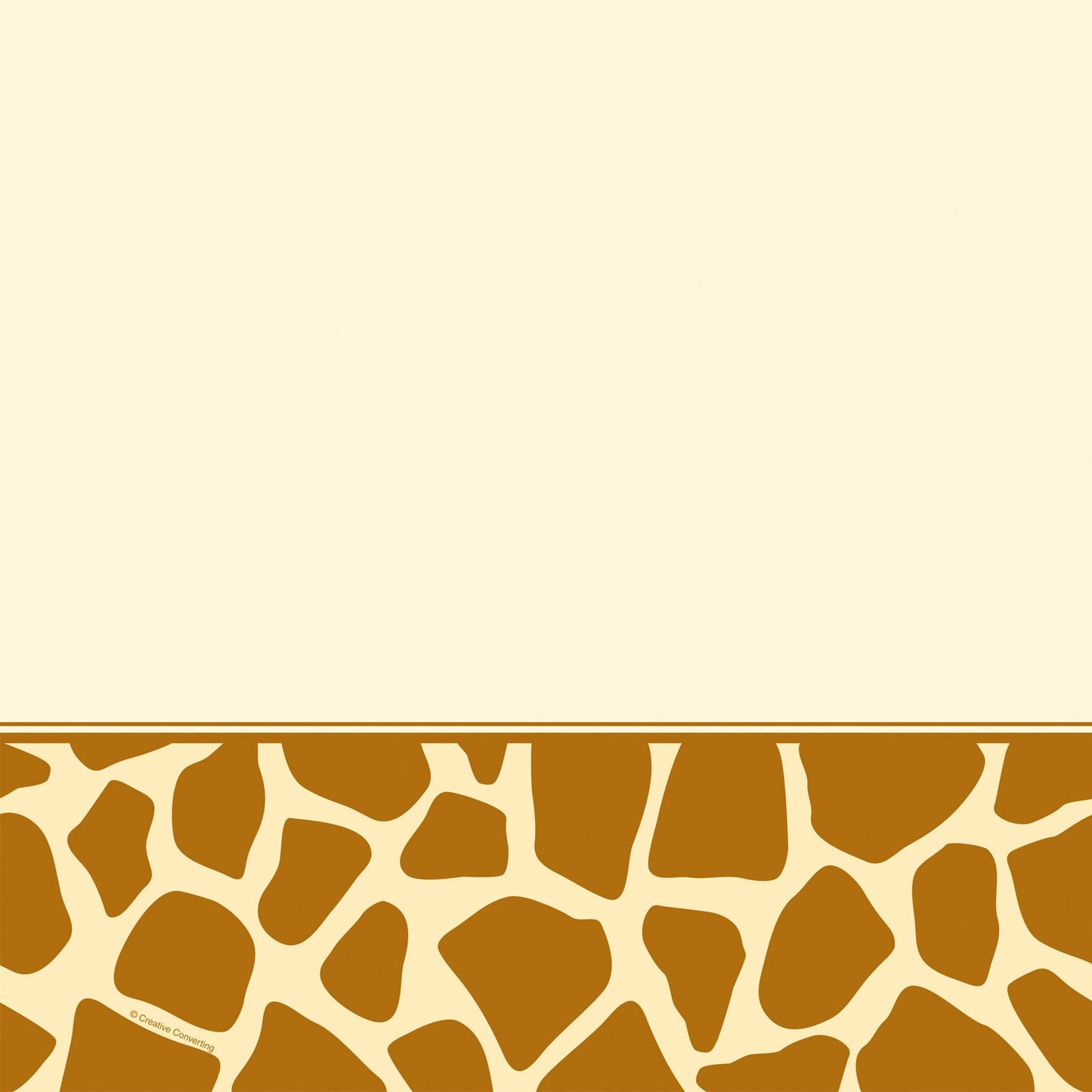 Plastic Table Cover, Animal Print Giraffe