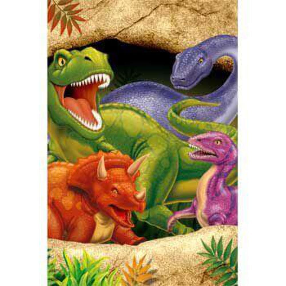Creative Converting Dinosaur Plastic Table Cover